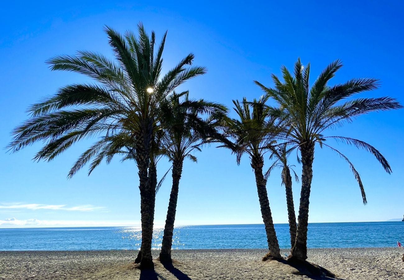 Villa en La Herradura - Encantadora casa tradicional española de 6 dormitorios con impresionantes vistas y piscina privada climatizada